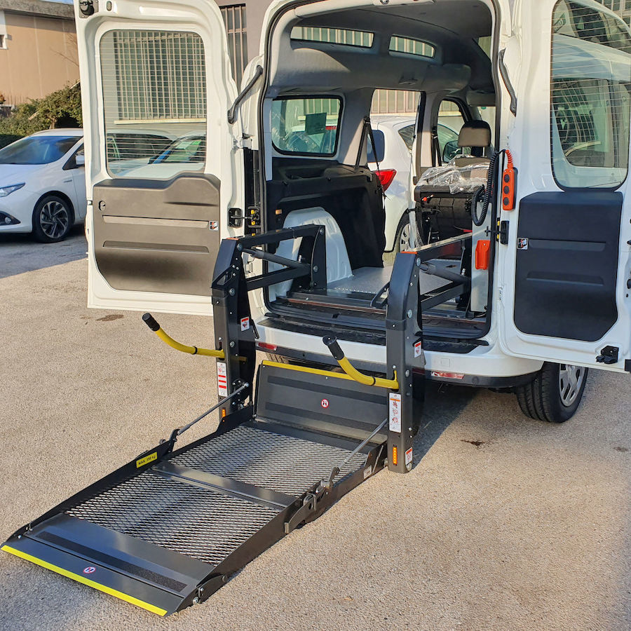 Foldable lift gate DHPH2.04 Dhollandia van / for wheelchair