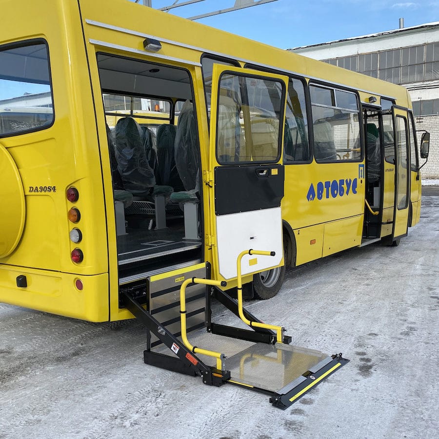 Foldable lift gate DHCH003.03 Dhollandia sidemount / for