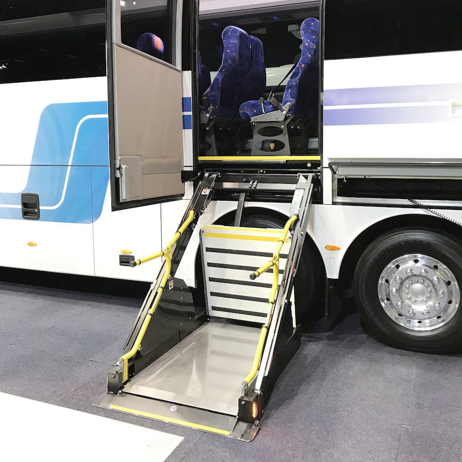 Foldable lift gate DHCH101.05 Dhollandia sidemount / for