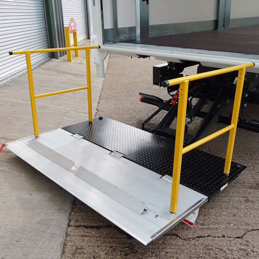Foldable lift gate DHRC.15 Dhollandia for trucks / electric