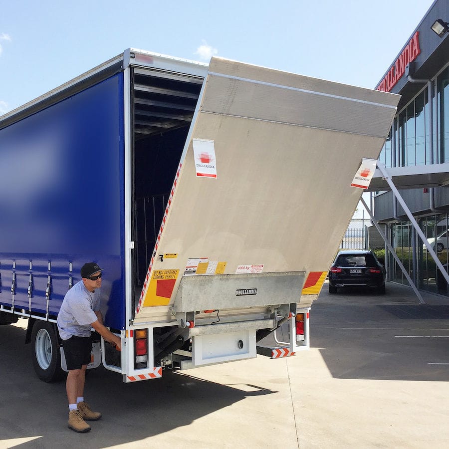 Standard lift gate DHLM.30 Dhollandia for trucks / trailer
