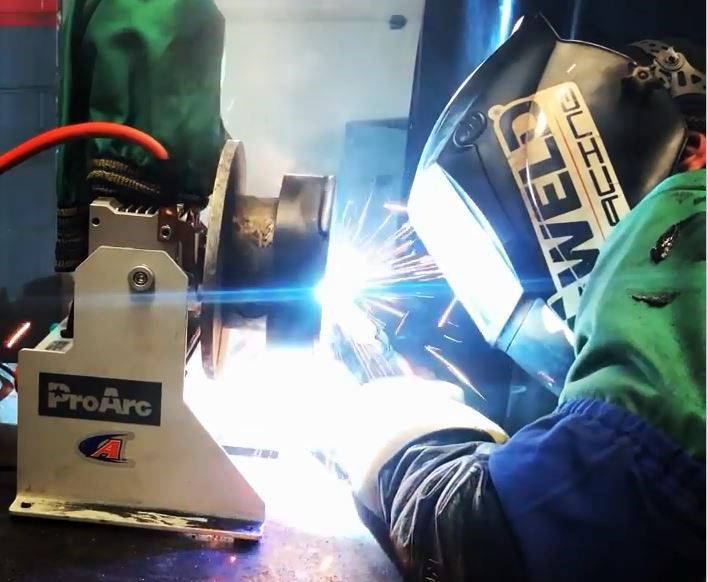 Electric welding positioner PT052 United ProArc Corporation vertical