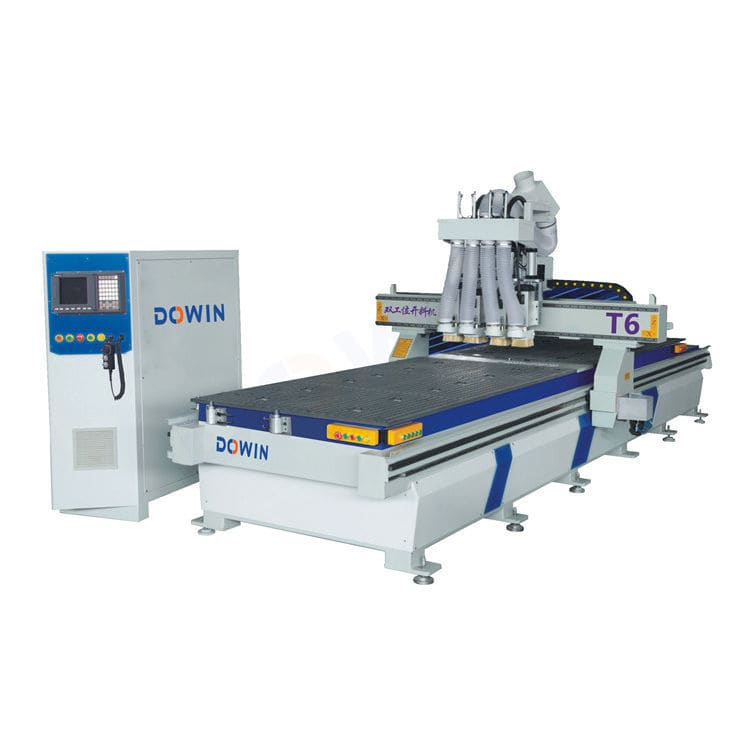 CNC router - T6 - Dowin Technology Co., Ltd. - 4-head / for plates ...