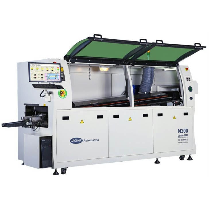 Wave soldering machine N300 Shenzhen Jaguar Automation Equipment Co., Ltd. PCcontrollable