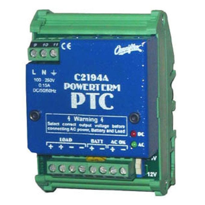 DIN railmounted battery charger PTC Omniflex leadacid / automatic