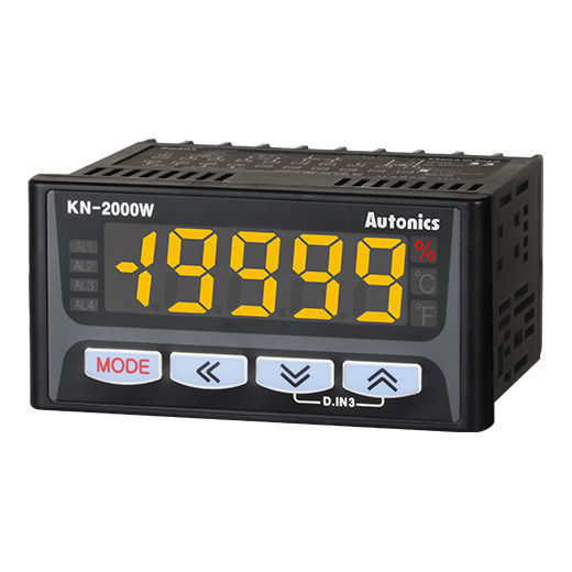 Temperature indicator KN2000W series Autonics with LED display / panelmount / 420 mA