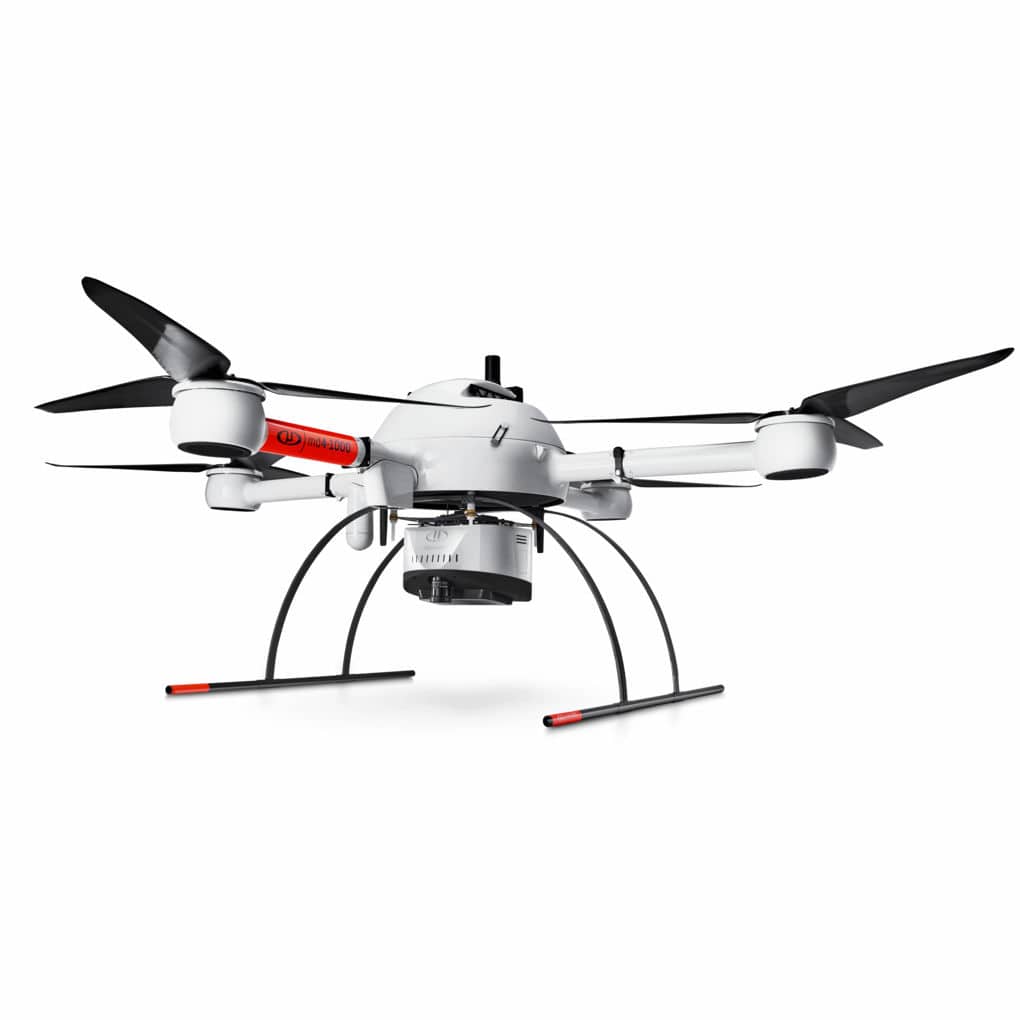 Quadcopter drone mdLiDAR1000HR Microdrones mapping / inspection