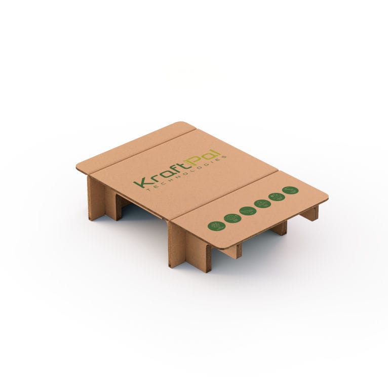 Corrugated cardboard quarter-size pallet - KraftPal Technologies - EPAL ...