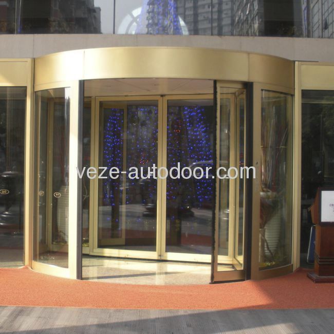 Revolving door Ningbo VEZE Automatic Door Co., Ltd. sliding / safety / automatic