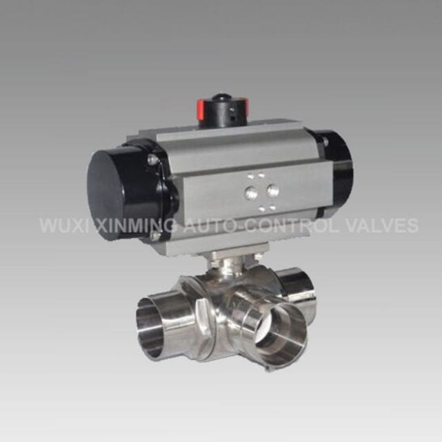 Ball valve Wuxi Xinming AutoControl Valves Industry Co., Ltd. pneumatic / sanitary / sanitary