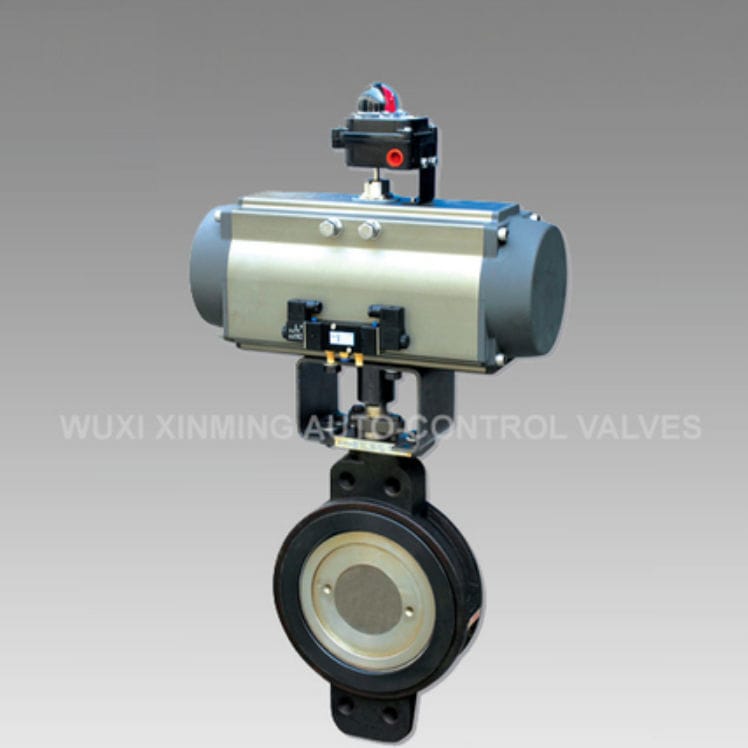 Butterfly valve Wuxi Xinming AutoControl Valves Industry Co., Ltd. pneumatic / high