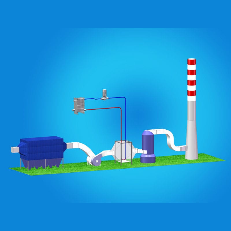 Heat pipe heat exchanger Shenzhou Engineering Plastics Company gas/liquid / plastic