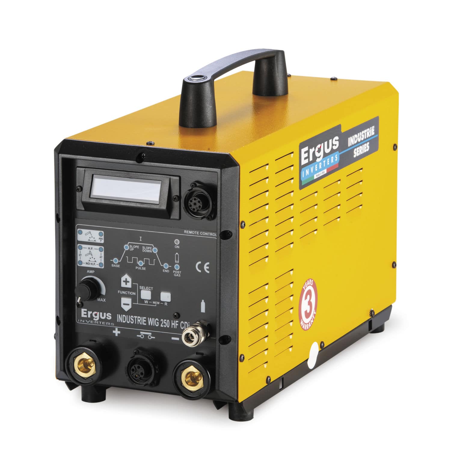 TIG welder - ERGUS WIG 250 HF CDi - Carmon - electrode / three-phase / DC