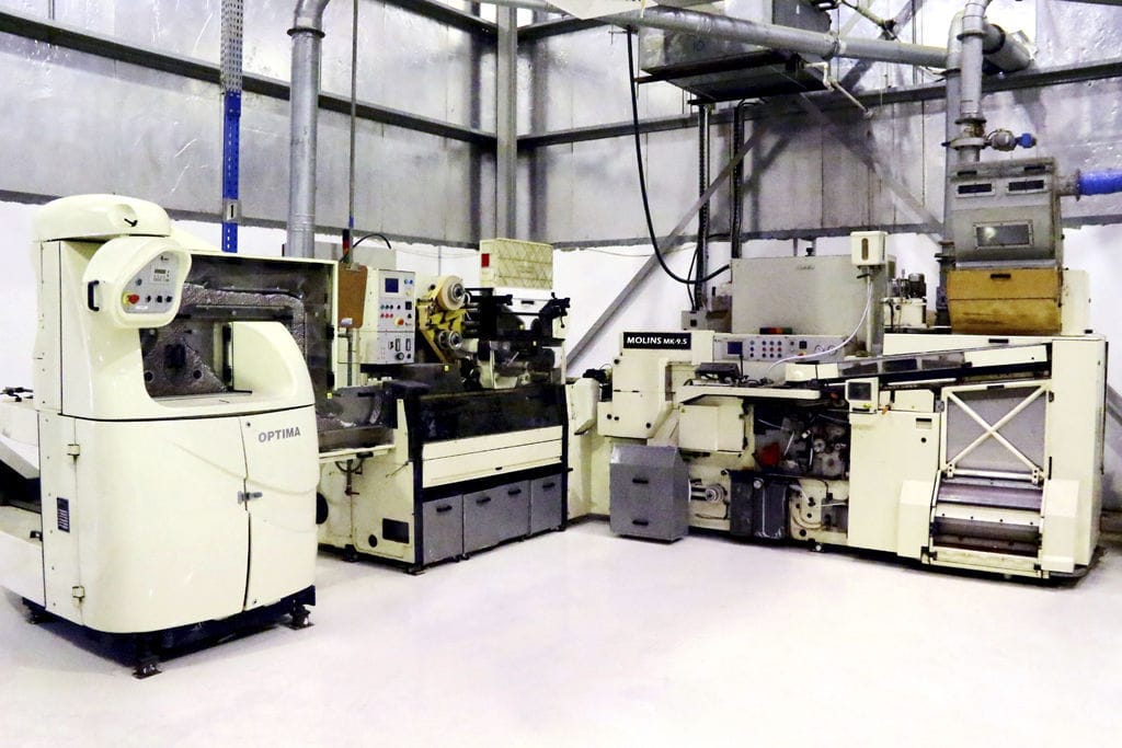 Tube production machine MOLINS MK9 Orchid Tobacco Machinery