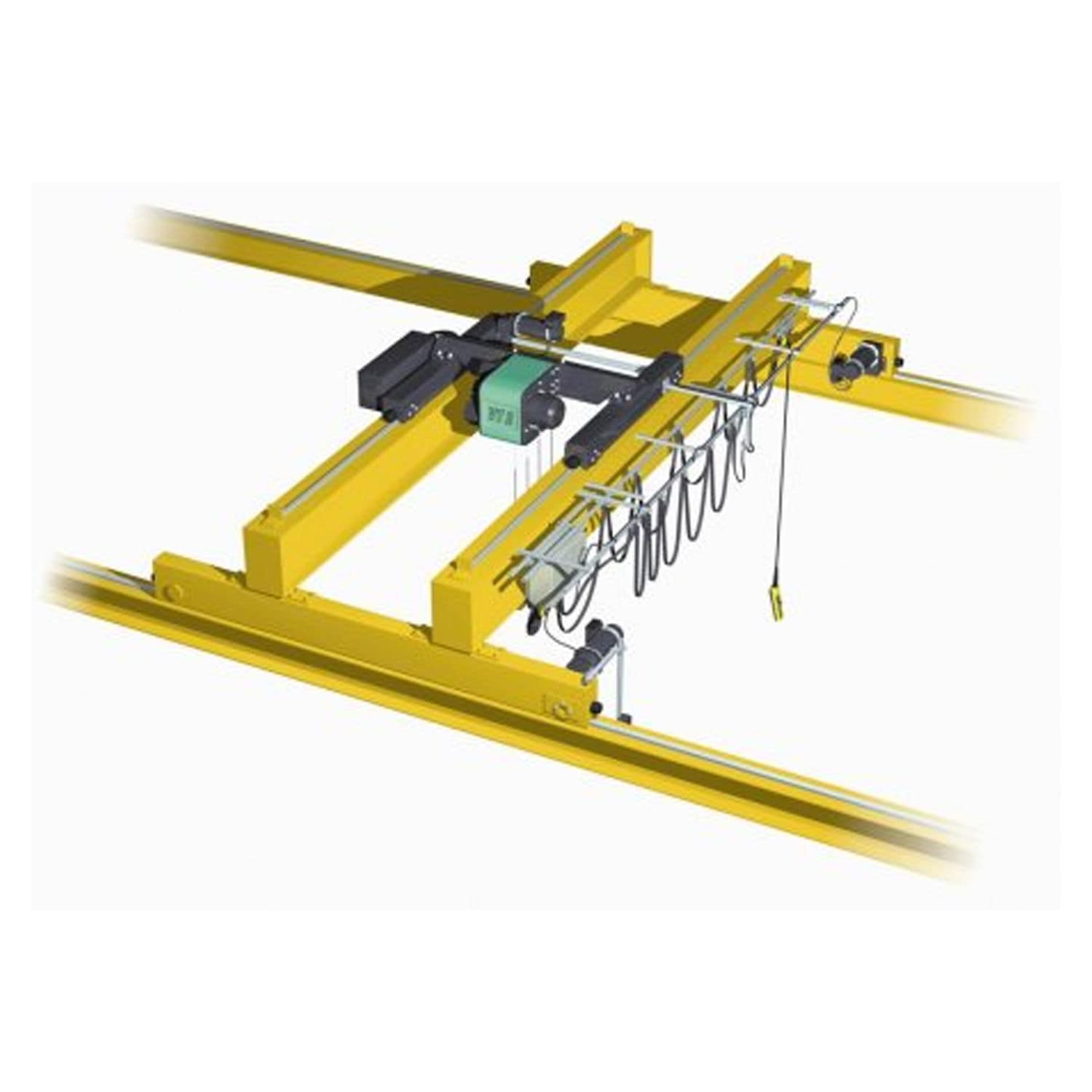 Doublegirder overhead travelling crane Hoist UK with rope hoist