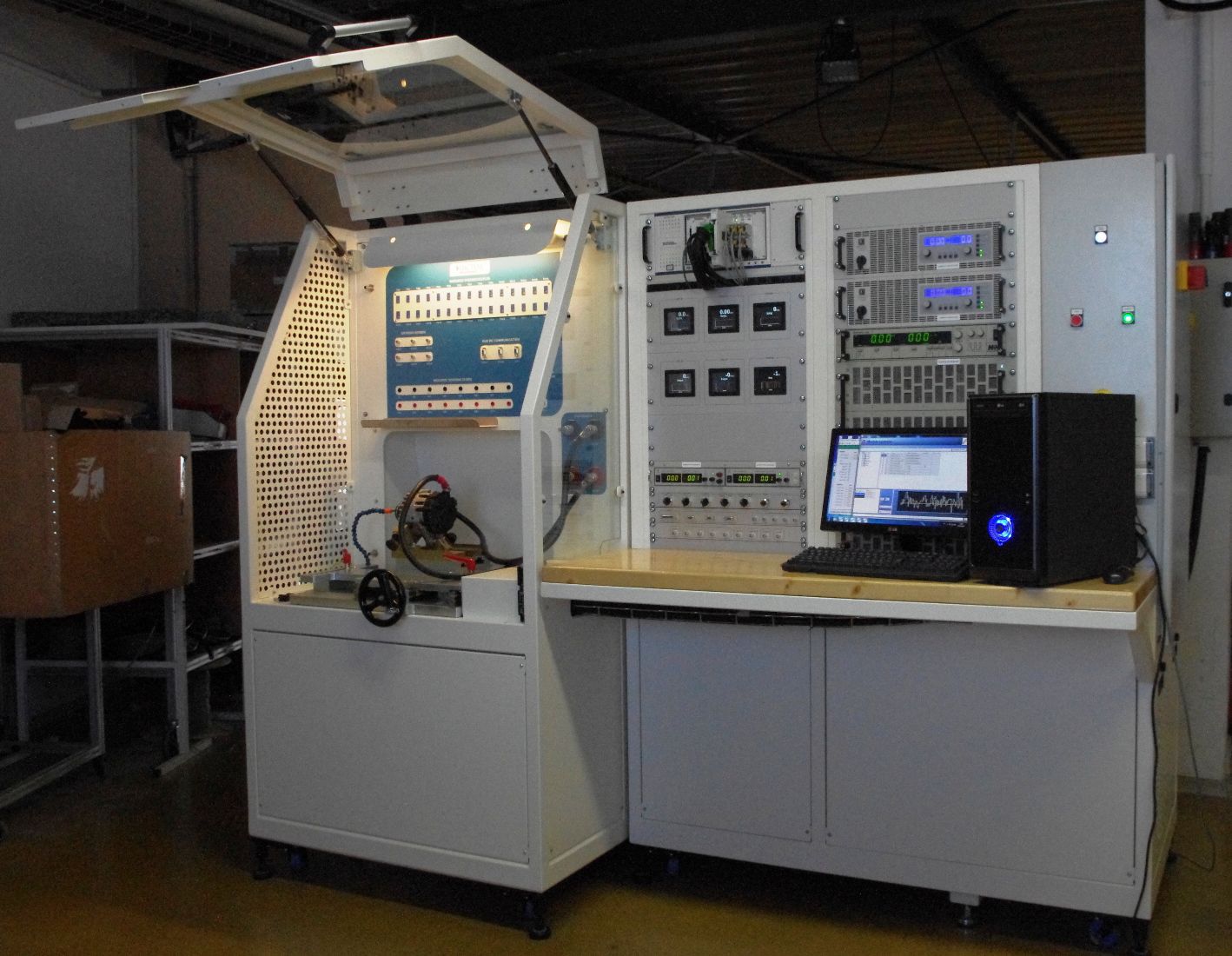 Automatic test bench - DAM Group - for electric motors / for alternator ...