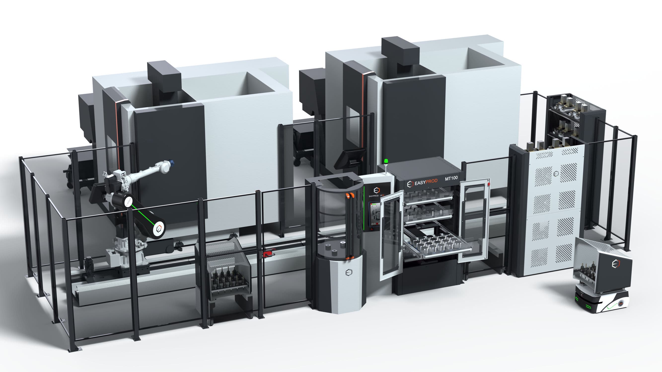 Robotic handling cell - EASYPROD LX - Engineering Data - for machining ...