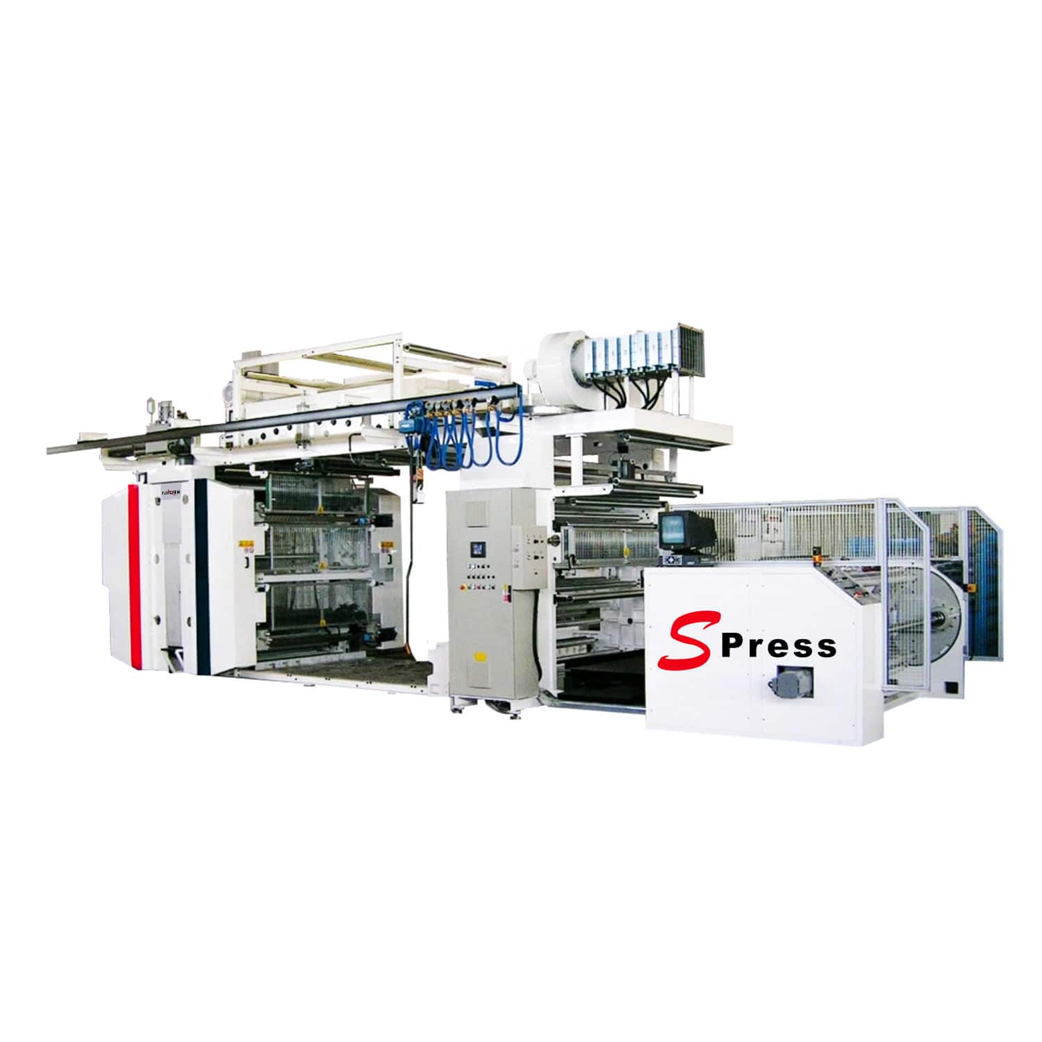 Stack flexographic press - sPress - Flexofem srl - 8-color / 6-color ...