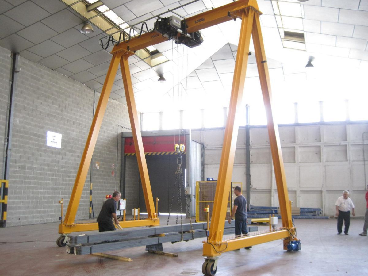 Selfpropelled gantry crane WGR VINCA EQUIPOS INDUSTRIALES for heavy loads