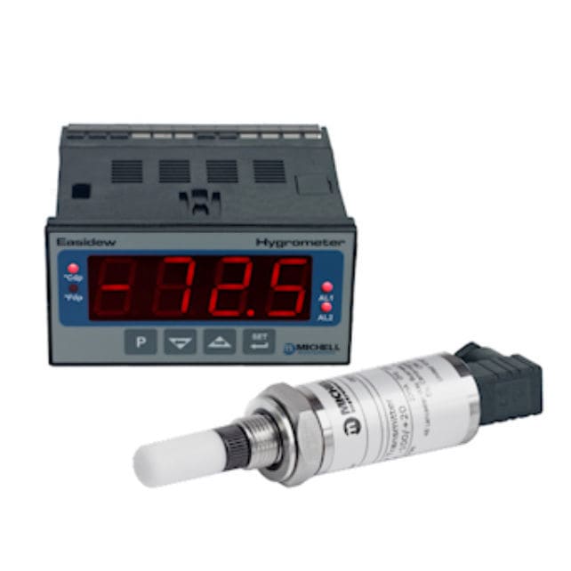 Gas hygrometer Michell Easidew Online Process Sensing Technologies for compressed air
