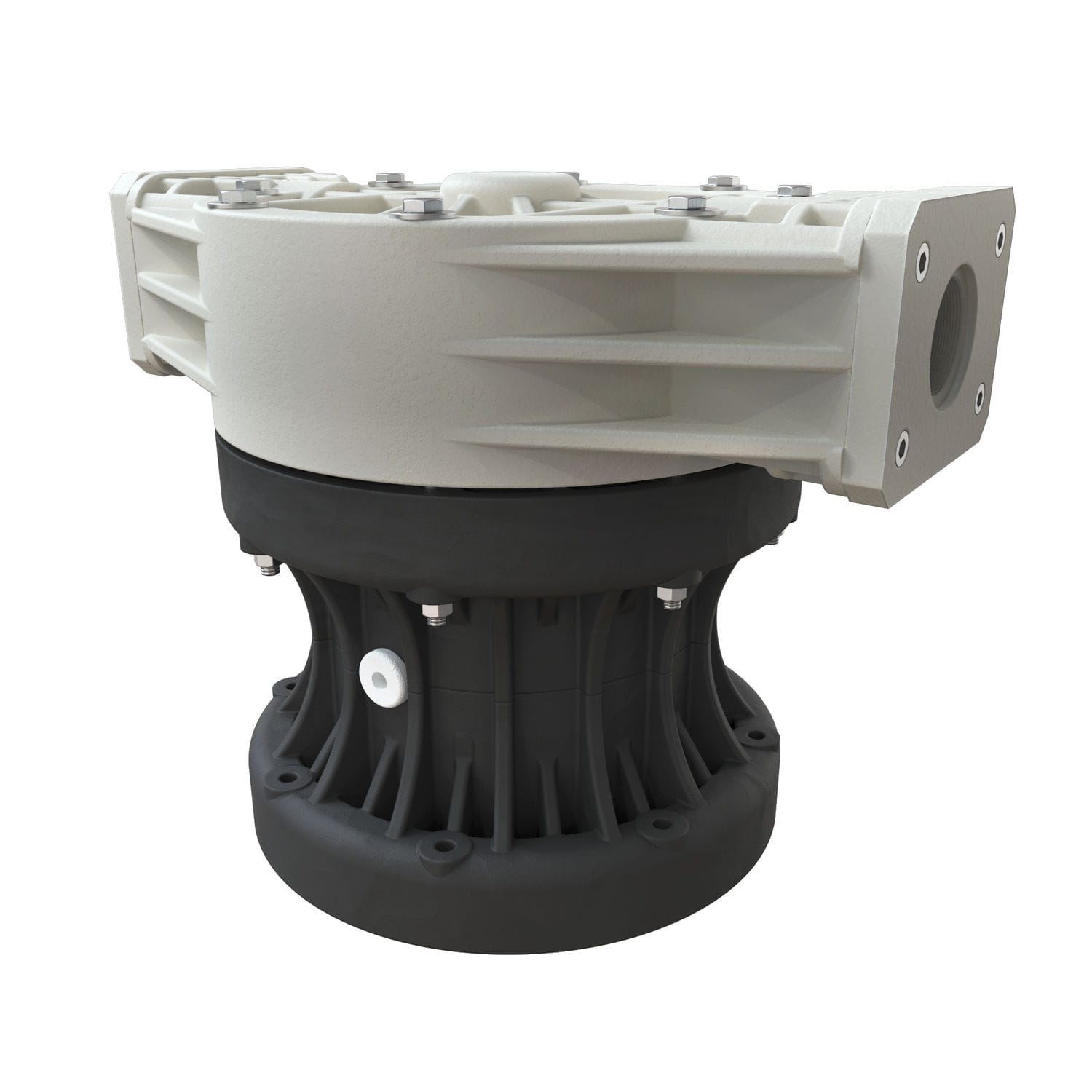 Diaphragm pulsation damper EQUAFLUX 302 DEBEM SRL pneumatic