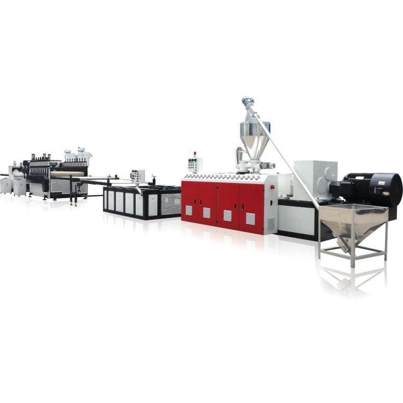 Plastic sheet extrusion line SJSZ 80/156 Wuxi JKS Machinery