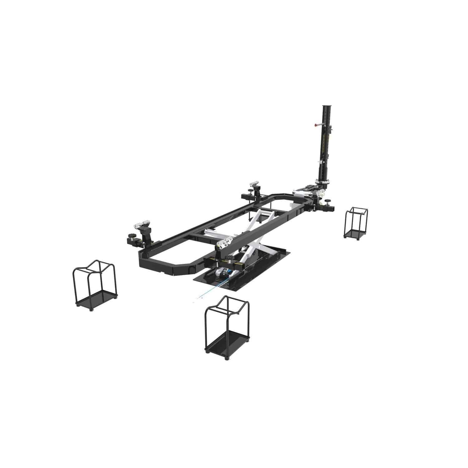 3 ton car repair bench QB4000 SDMR UG with lift / with pulling arm / 10 ton