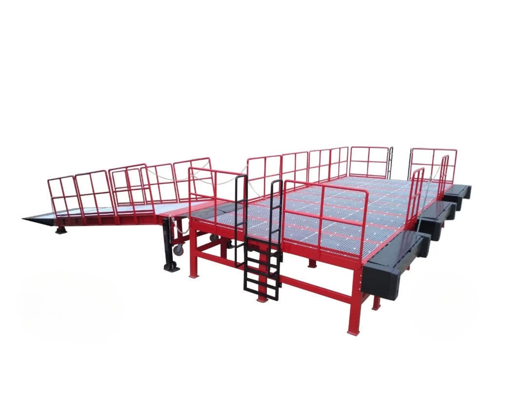 Loading Ramp Platform Cylinder loading ramp - DISPATCH 3-11.9-9.1-10T - AZ RAMP - platform ...