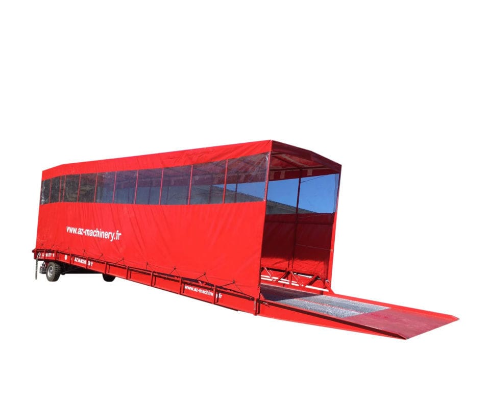 Mini Flex Ramp Pump loading ramp - EASY XL-15-BCH - AZ RAMP - pallet / truck / flexible