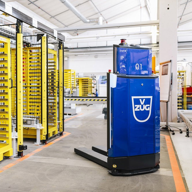 Handling AGV - AGILOX - staedler automation AG - loading / unloading ...