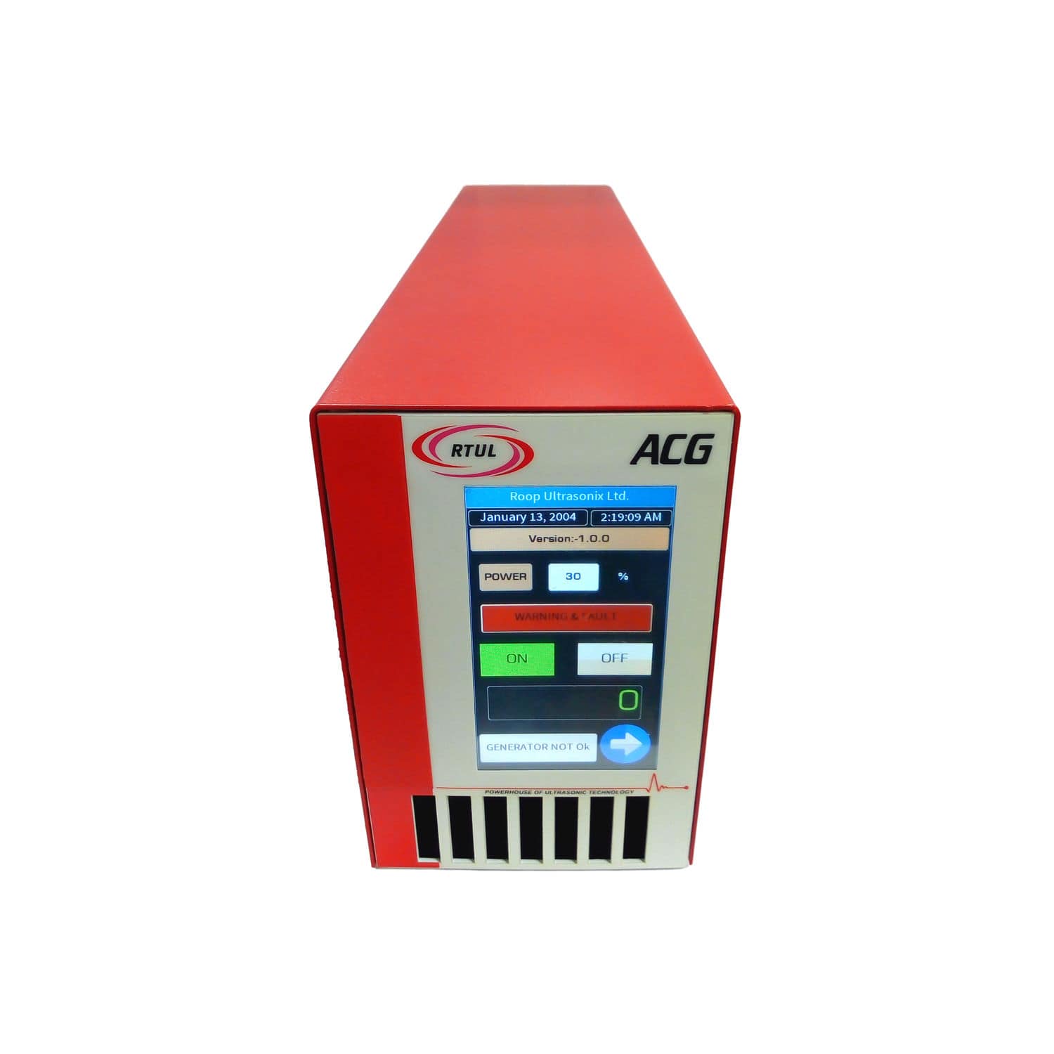 Ultrasonic cleaning generator ACG Roop Ultrasonix Ltd
