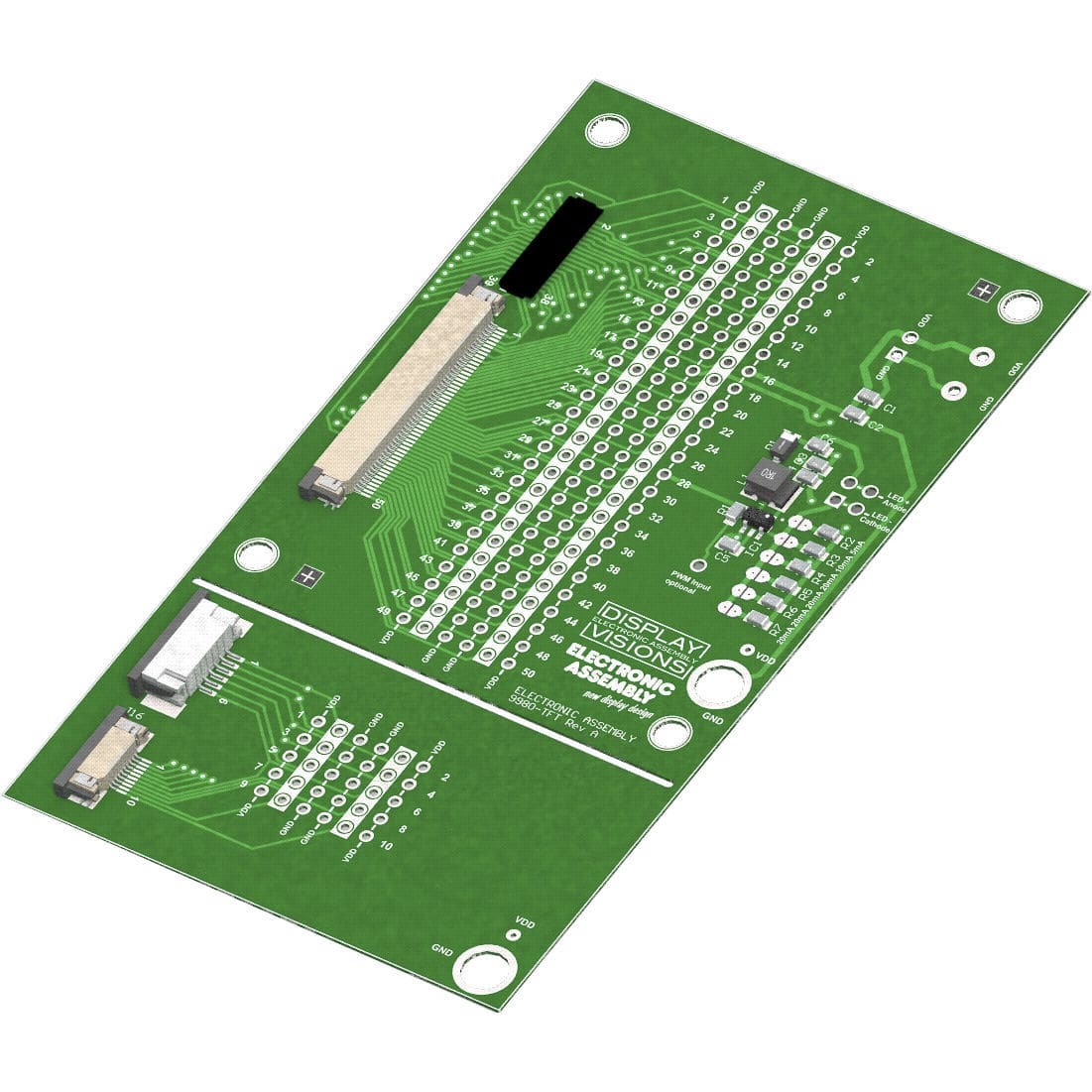 Breakout interface board - EA 9980-TFT - DISPLAY VISIONS GmbH - for ...