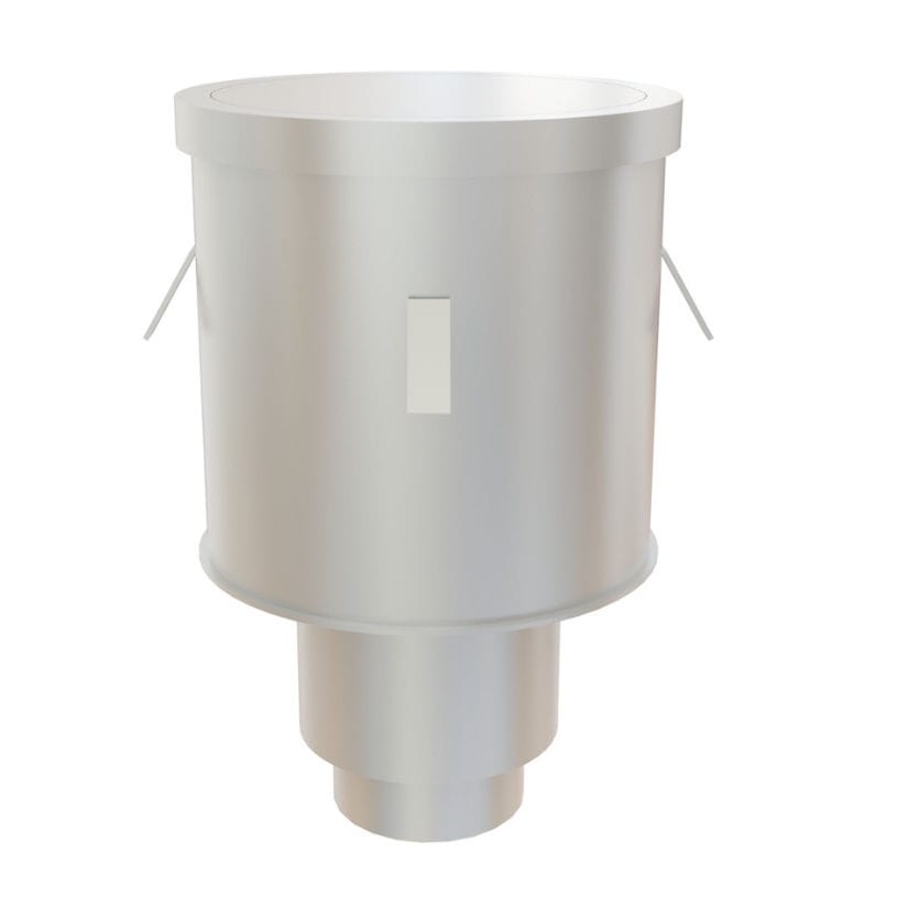 Gas drain KVCRDC265/4”/6”RD Kent Stainless manual / mechanical