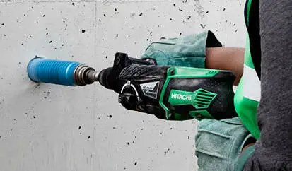 Rotary hammer online hitachi