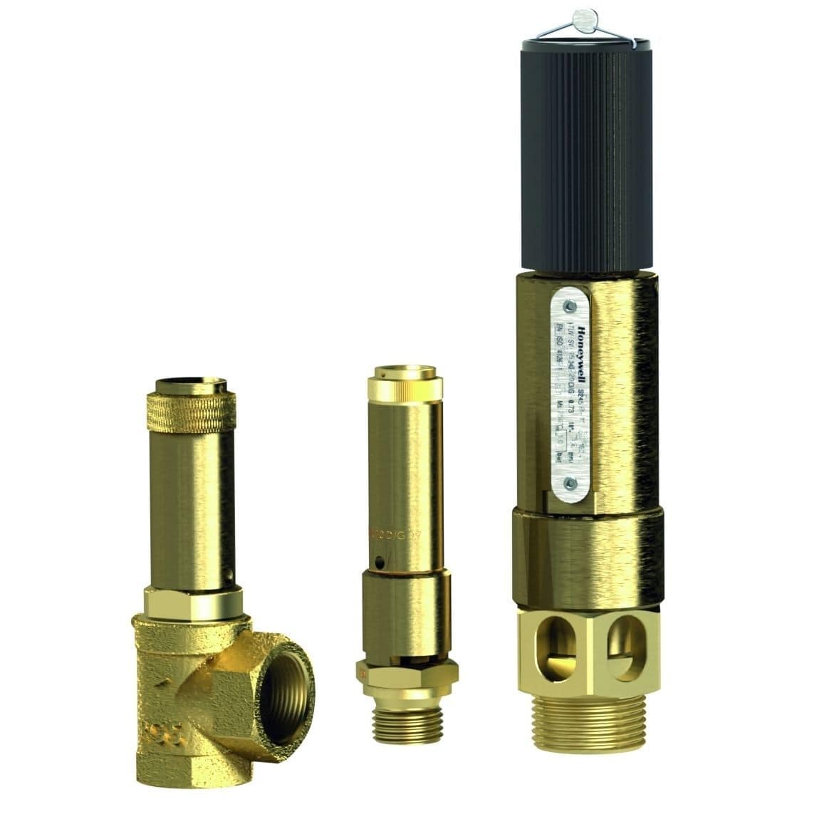 Compressed air safety valve RIEGLER & Co.KG for gas / G / inline
