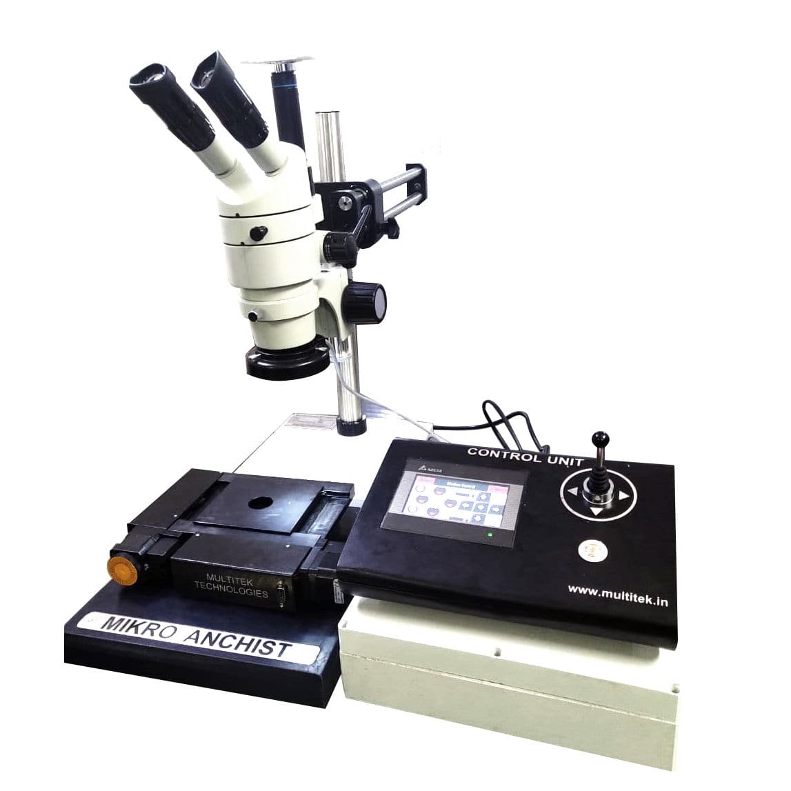 Optical stereo microscope multitektechnologies for analysis / zoom