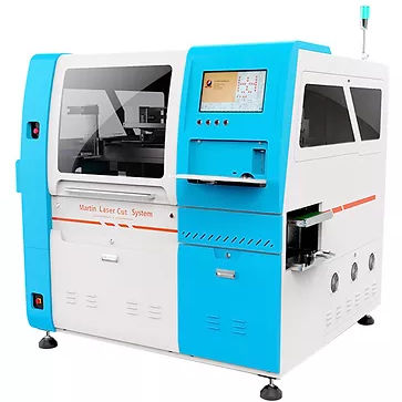 Laser PCB depaneling machine - MicroCut 1000 - Martintrier Technology