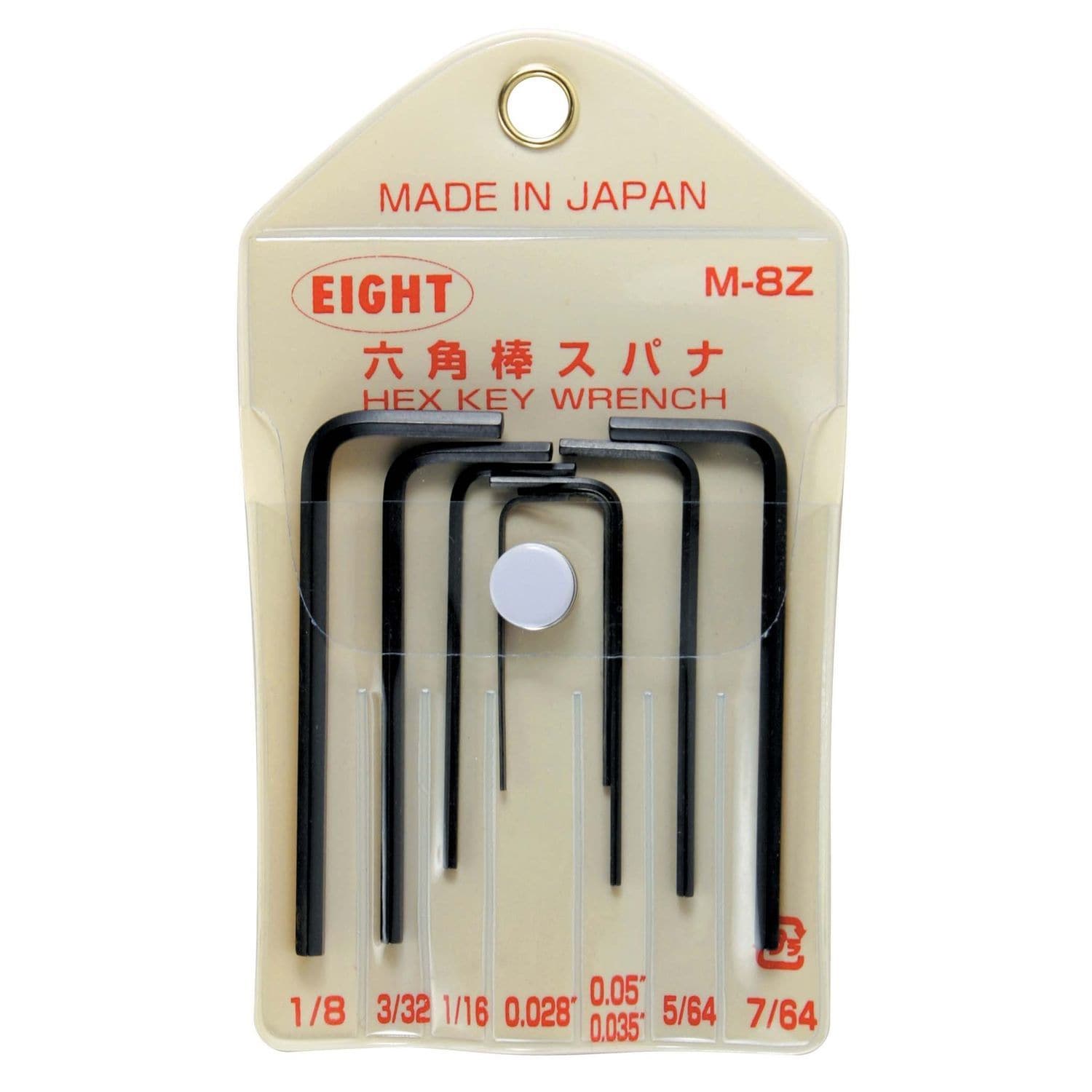 Micro Allen wrench M8Z Eight Tool L / with hexagonal head / set