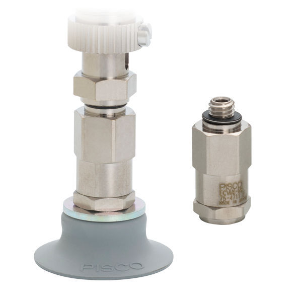 Fall prevention nonreturn valve ECV series NIHON PISCO CO., Ltd. threaded / for vacuum
