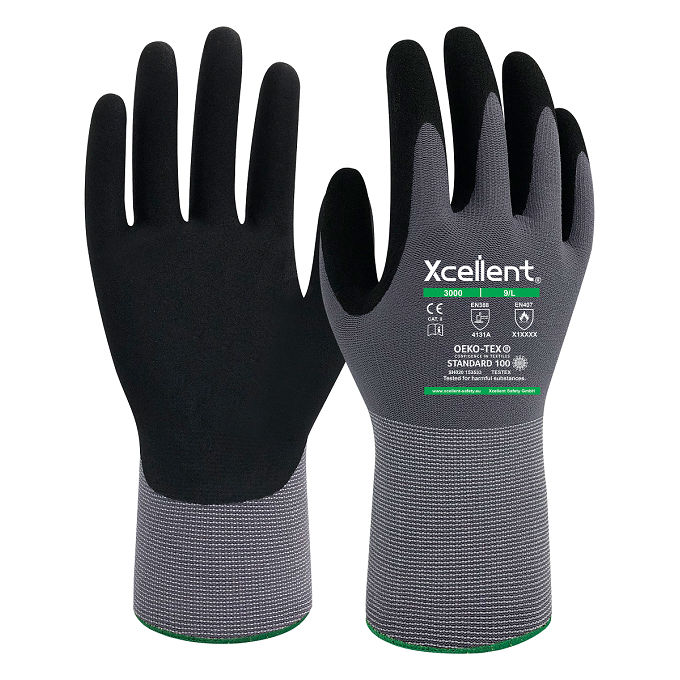 Work safety gloves 3000 Xcellent Safety GmbH handling