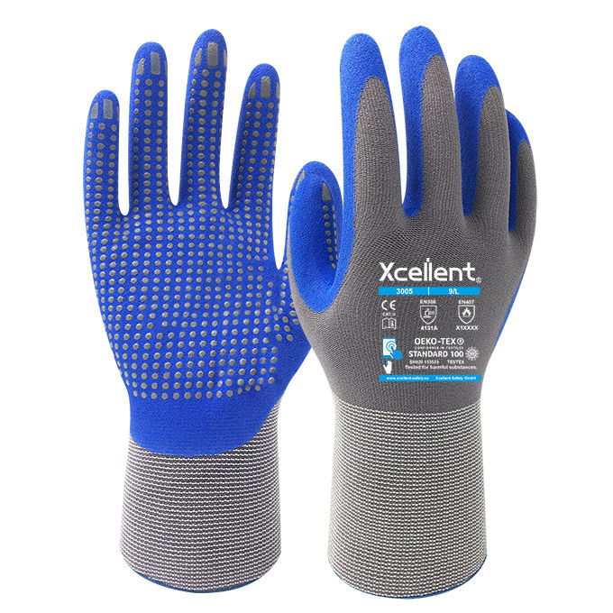 Nonslip protection gloves 3005 Xcellent Safety GmbH work
