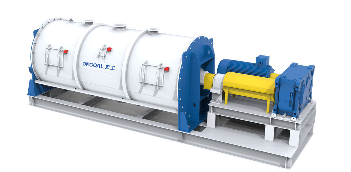 Ribbon mixer ONGOAL TECHNOLOGY CO., LTD. continuous / for liquids / solid/liquid