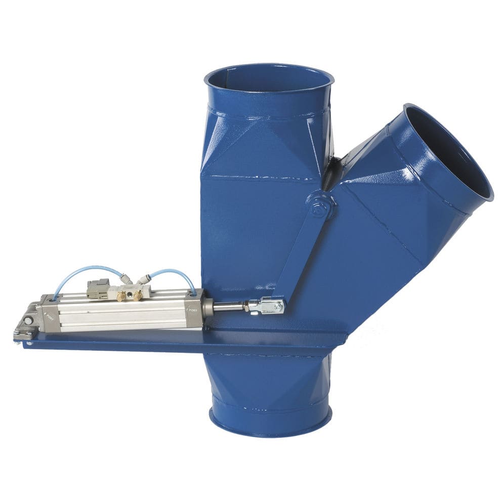 Pneumaticallyactuated diverter valve RGBM Nordfab for pneumatic