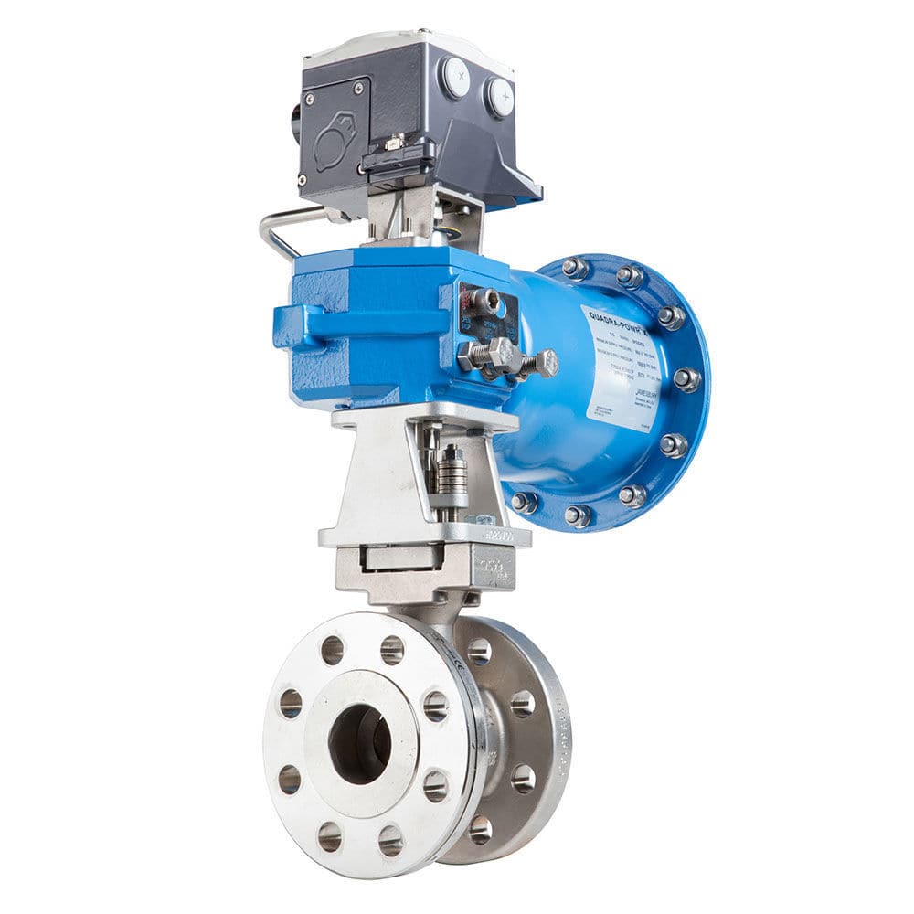 Plug valve - FC series - Neles - electric / for control / for gas