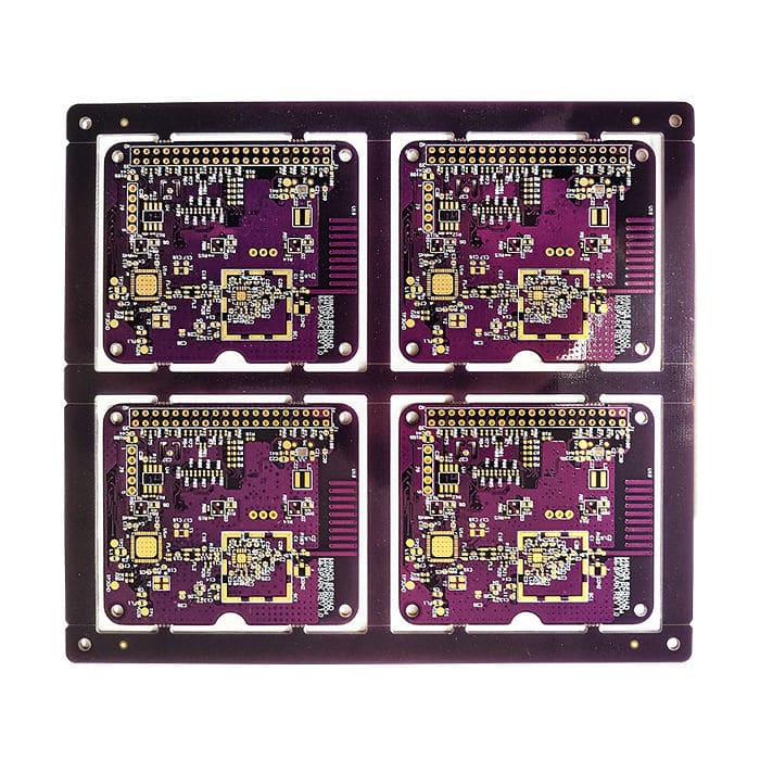 Multilayer printed circuit board - Pink SM - Shenzhen Fast PCB ...