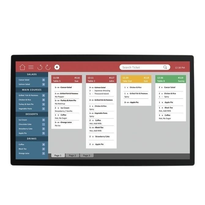 Multitouch screen panel PC - PPC-215 - Poindus - LCD / PCAP capacitive ...