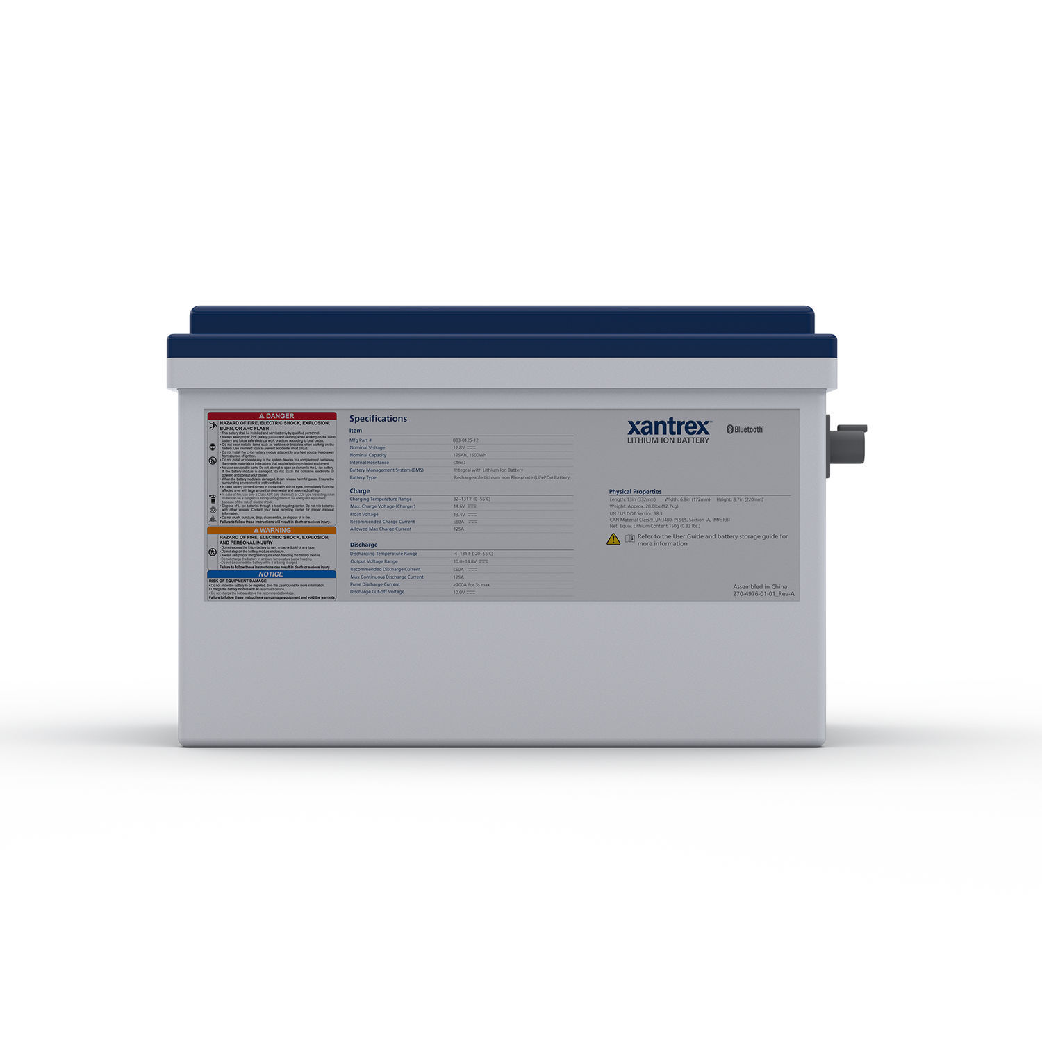 Lithiumion battery 883012512 Xantrex 12 V / for electric