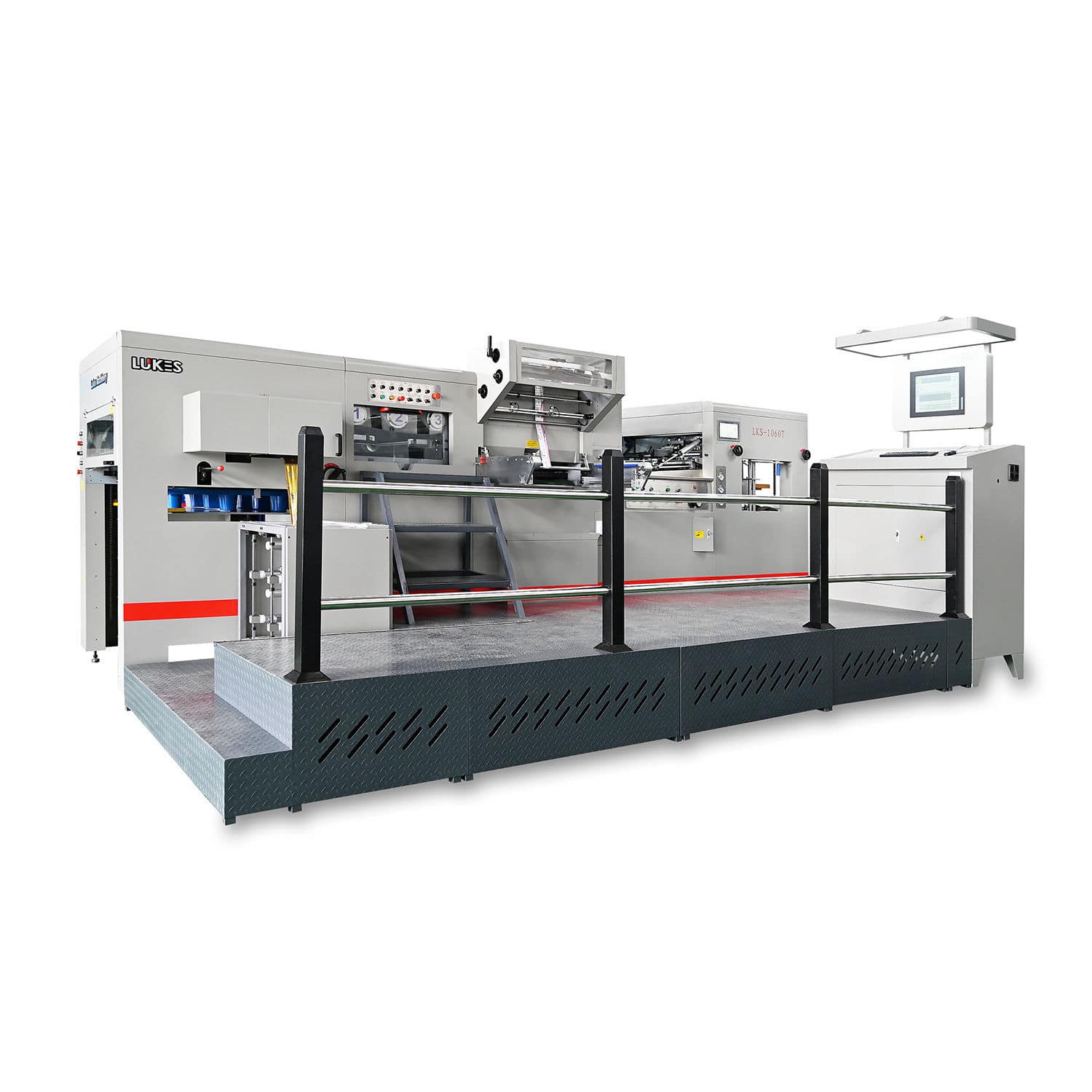 Hot foil stamping machine with automatic feeder - LKS1060T - Shandong ...