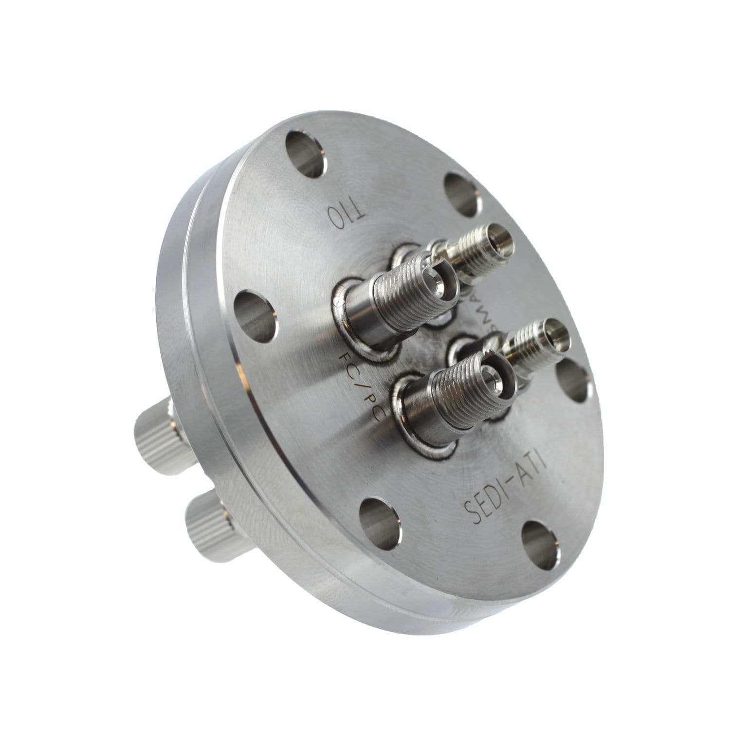 Flange feedthrough KTRAVT10 SEDI ATI highvacuum / for fiber