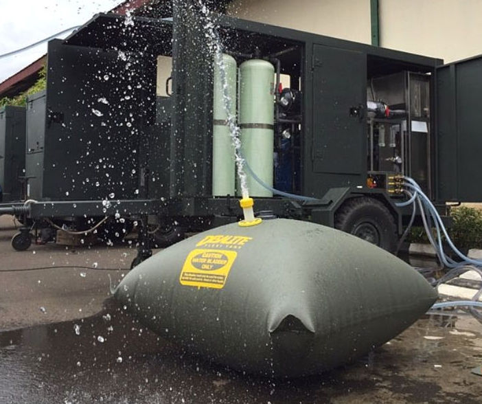 Drinking water storage tank Flixtank filling / polyether / flexible